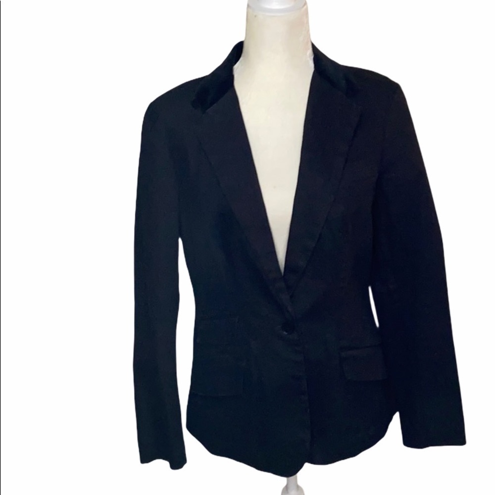 Lauren Ralph Lauren Black Button Down Jacket